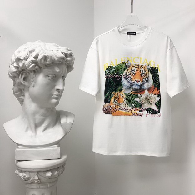 men balenciaga t-shirts S-XL-096
